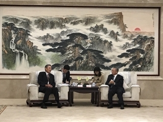 劉家義山東省党委書記との会見