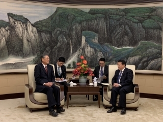上海市龔正市長と会見