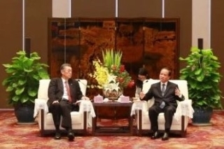 劉賜貴・海南省書記と会見