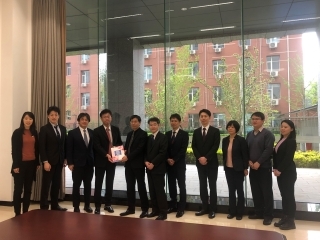 七澤公使の国家医療保障局訪問