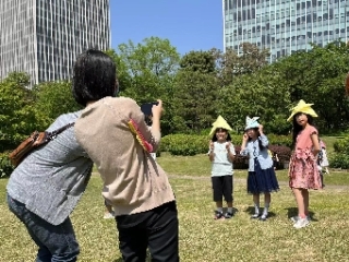 「鯉のぼりを見て!世界で1つの自分の兜を作ろう!」イベントの開催(2022年5月3日)