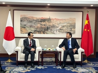 金杉宪治大使会见国家国际发展合作署署长罗照辉（2024年5月14日）