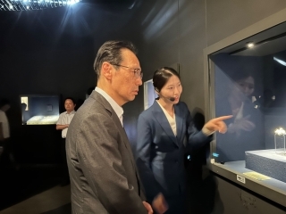 金杉大使访问安徽省：与合肥日商俱乐部相关人士交换意见，参观安徽省博物馆，与曾经赴日留学人员恳谈（2024年5月19日）