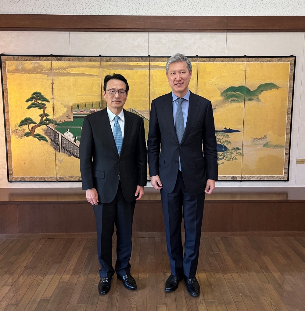 金杉大使、盧載憲駐中国韓国大使と懇談（2025年10月27日）