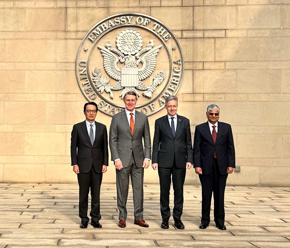  金杉大使出席日美澳印四国大使会议