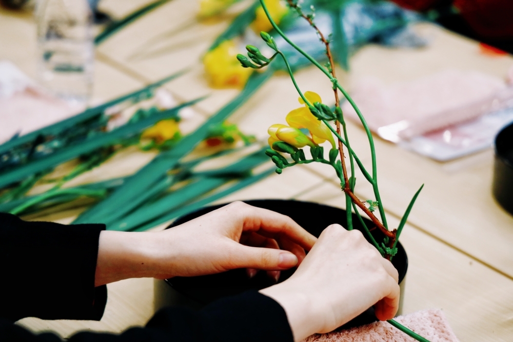 「いけばなワークショップ」の開催（2026年3月17日）